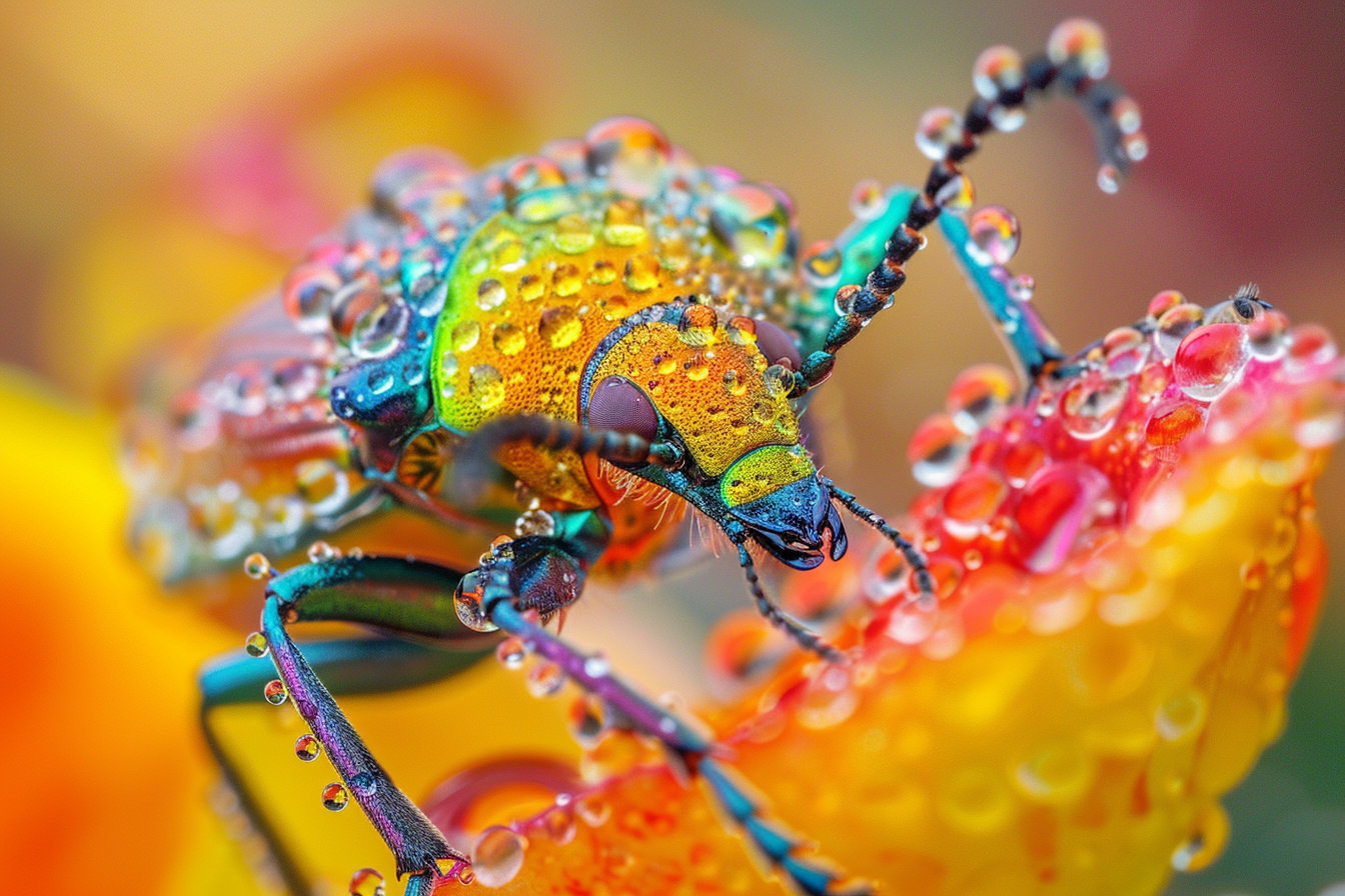 Rainbow Macro Insects